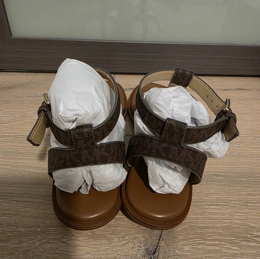 Michael Kors Sasha Flat Sandals - Picture 2 of 5